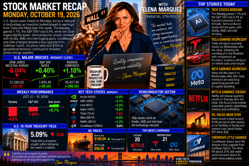 Stock Market Recap — October 19, 2026