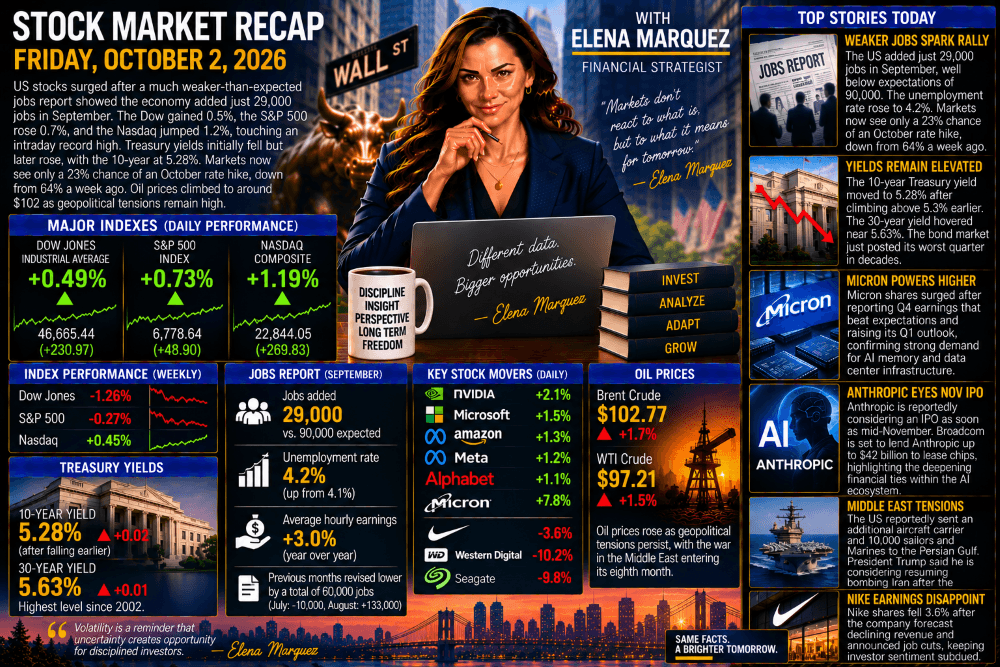 Stock Market Recap — October 2, 2026