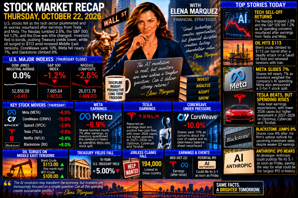 Stock Market Recap — October 22, 2026