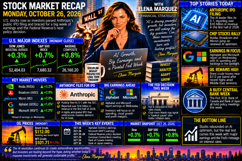 Stock Market Recap — October 26, 2026