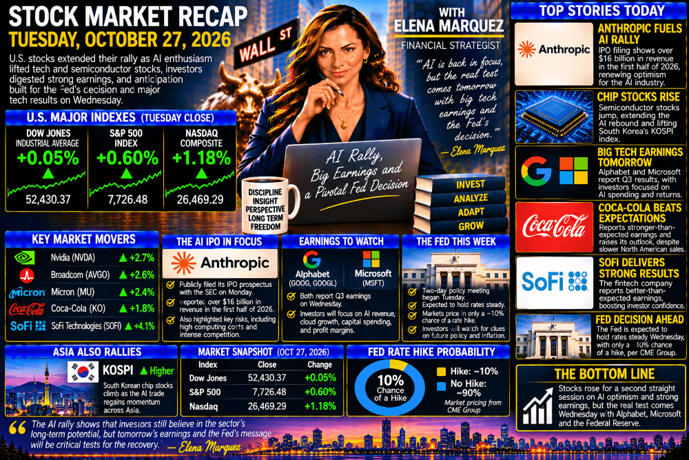 Stock Market Recap — October 27, 2026
