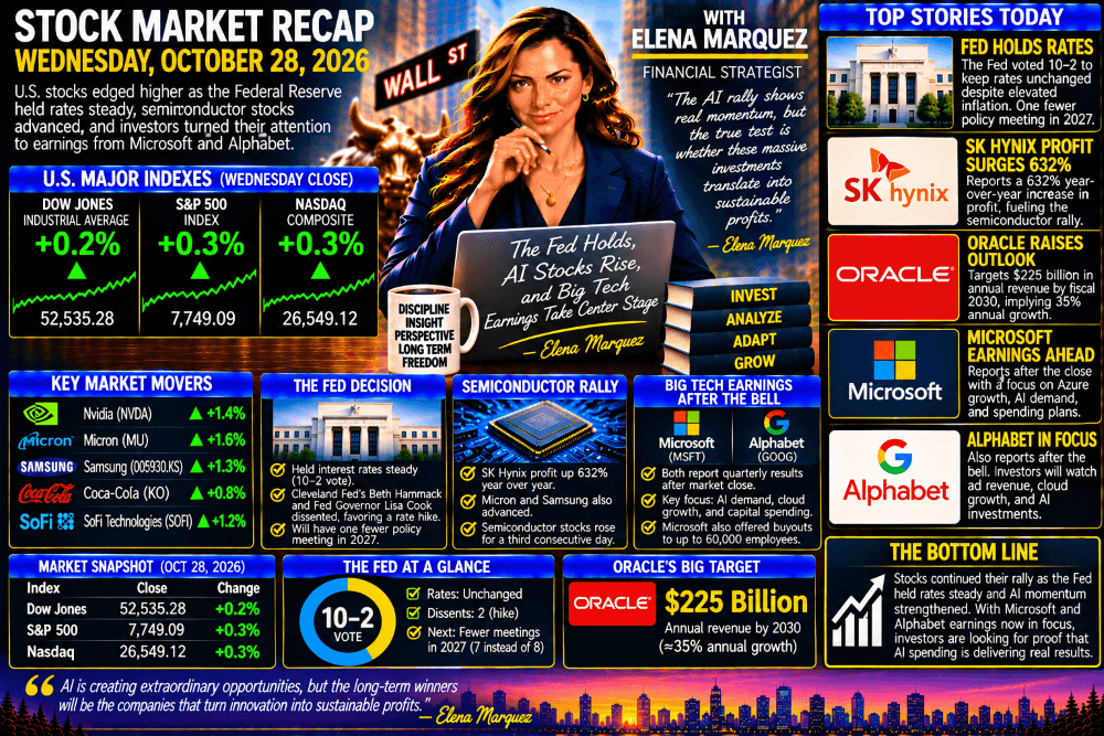Stock Market Recap — October 28, 2026