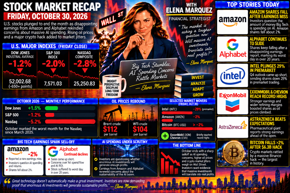 Stock Market Recap — October 30, 2026