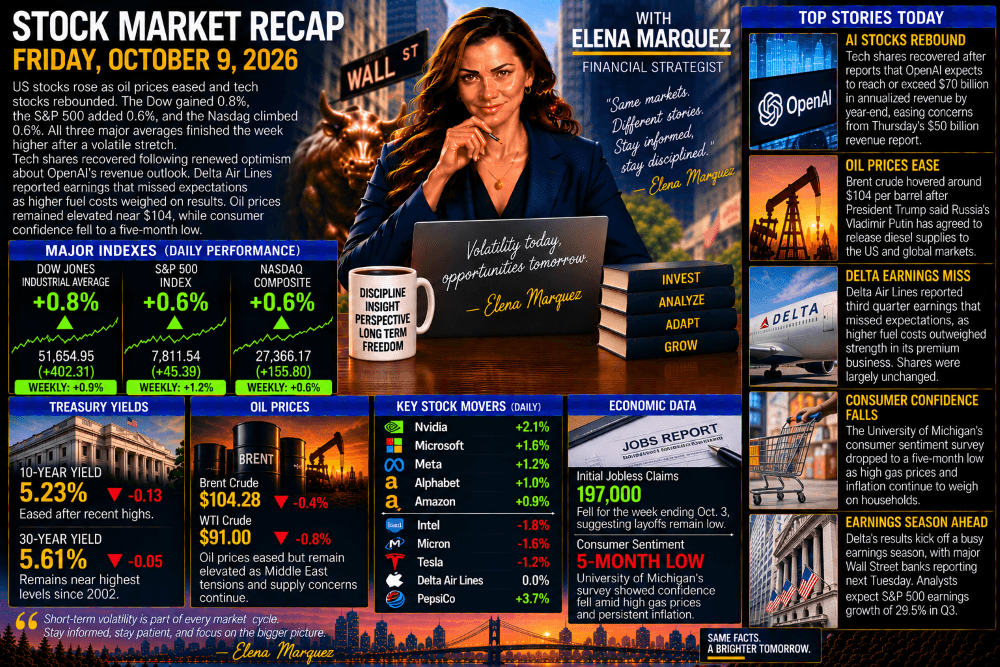 Stock Market Recap — October 9, 2026