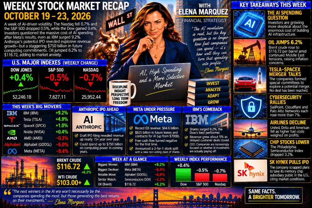 Weekly Stock Market Recap — October 19–23, 2026